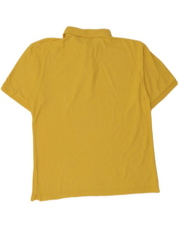 FILA Mens Polo Shirt Large Yellow