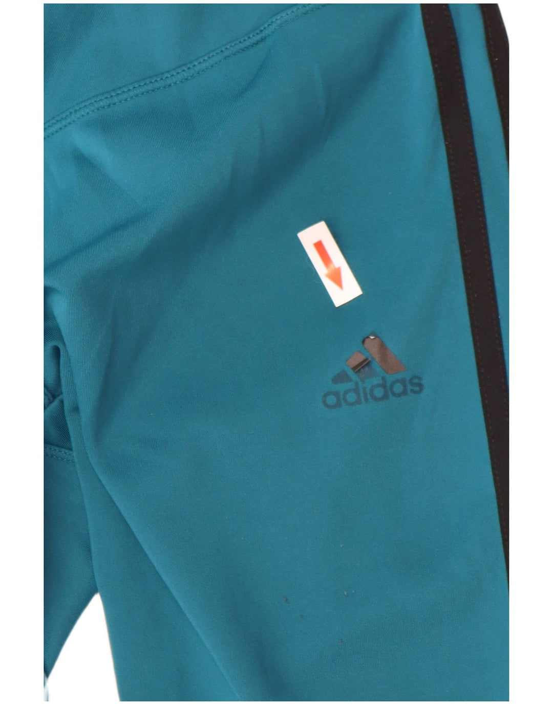 Adidas Womens Climalite Leggings UK 8/10 Small Blue Polyester