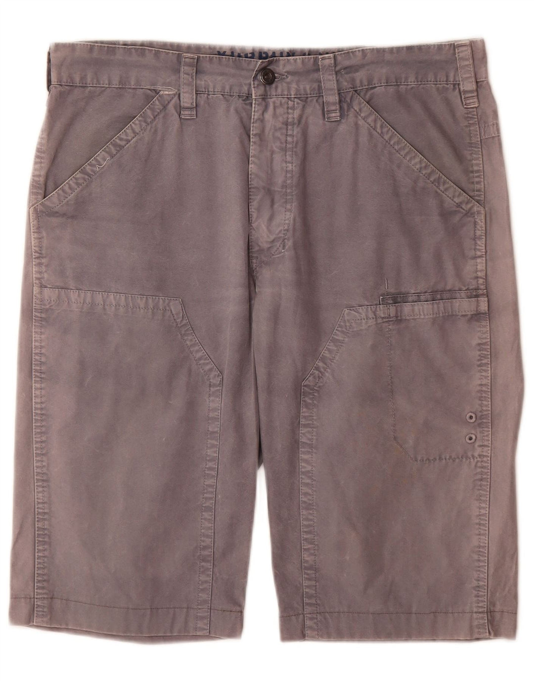 Murphy & Nye Mens Cargo Shorts W34 Large Grey Cotton