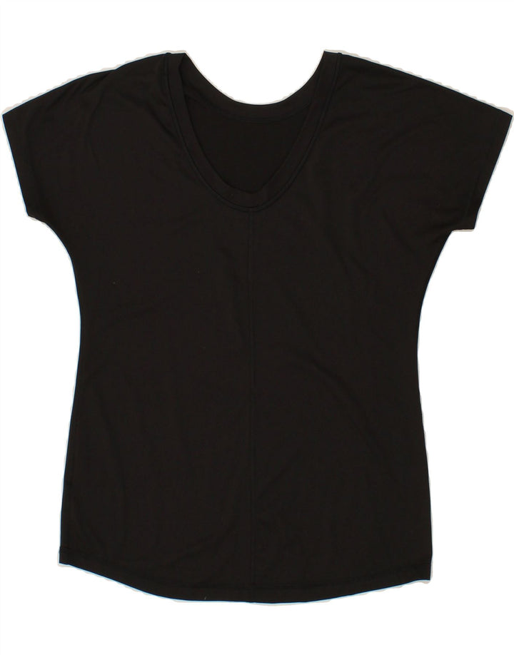PUMA Womens Graphic T-Shirt Top UK 12 Medium Black Vintage Puma and Second-Hand Puma from Messina Hembry 