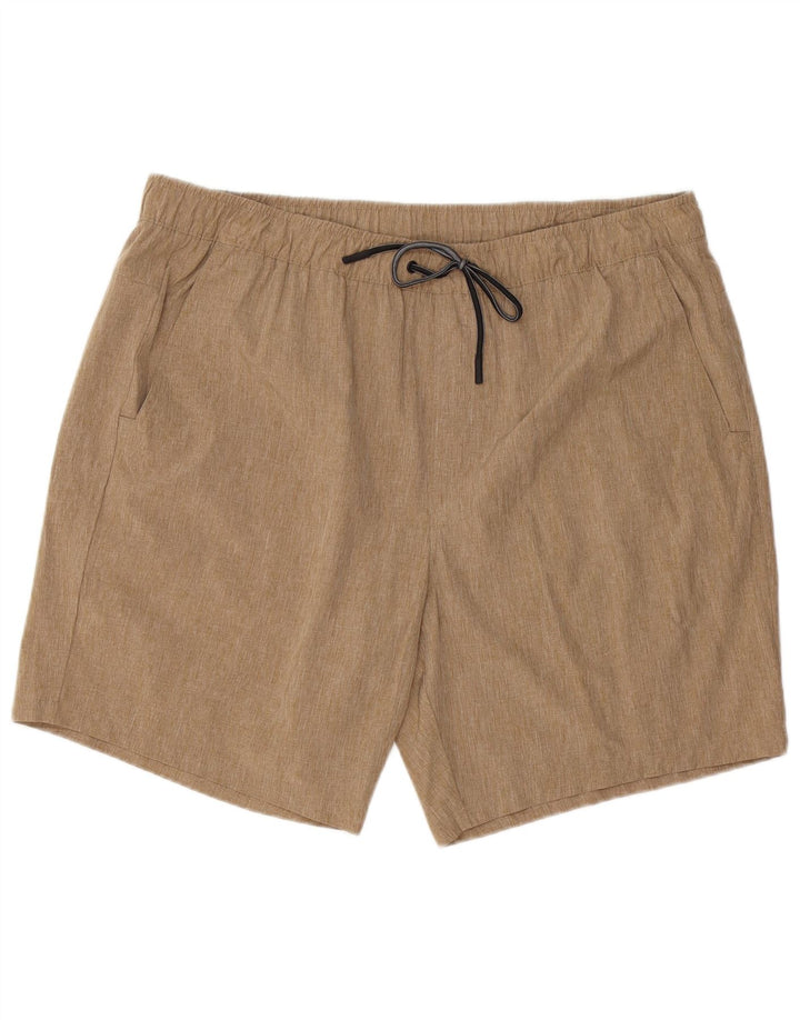 Eddie Bauer Mens Chino Shorts 2XL W42  Beige Polyester
