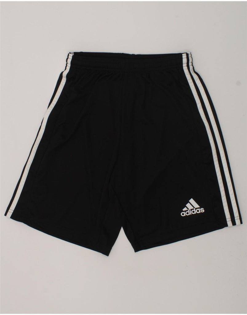 ADIDAS Mens Graphic Sport Shorts XS Black Polyester | Vintage Adidas | Thrift | Second-Hand Adidas | Used Clothing | Messina Hembry 
