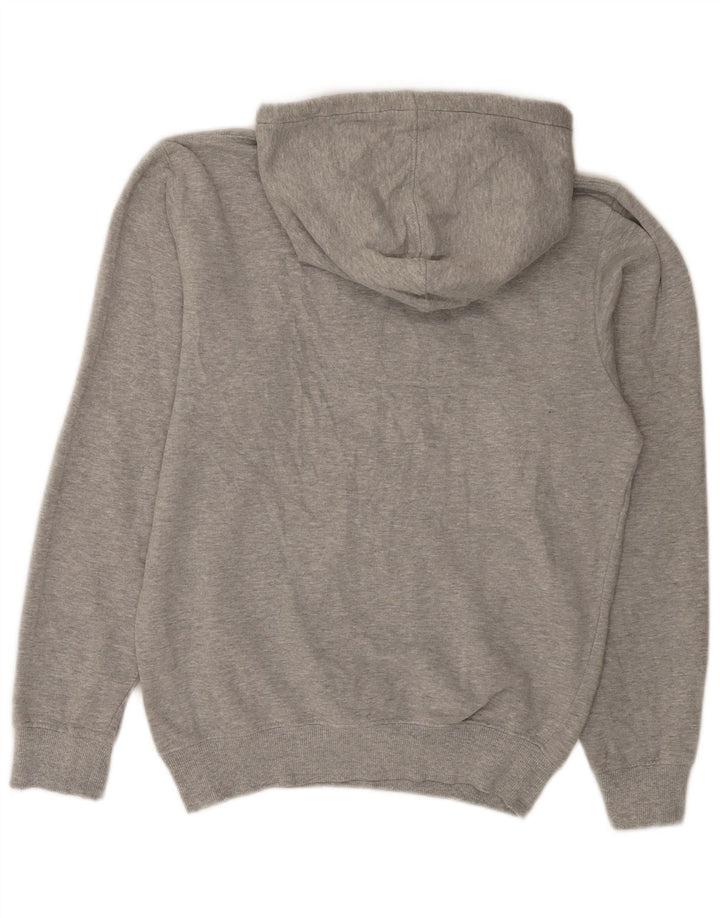 Hard Rock Cafe Mens Brussels Distressed Hoodie Jumper Medium Grey Flecked
