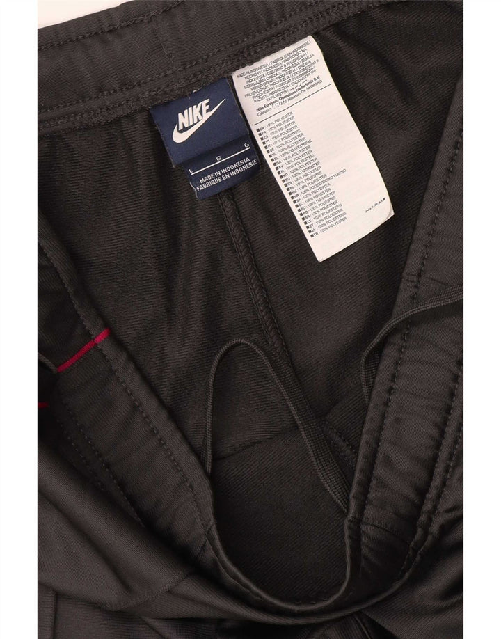 Nike Womens Tracksuit Trousers UK 16 Large Grey Polyester