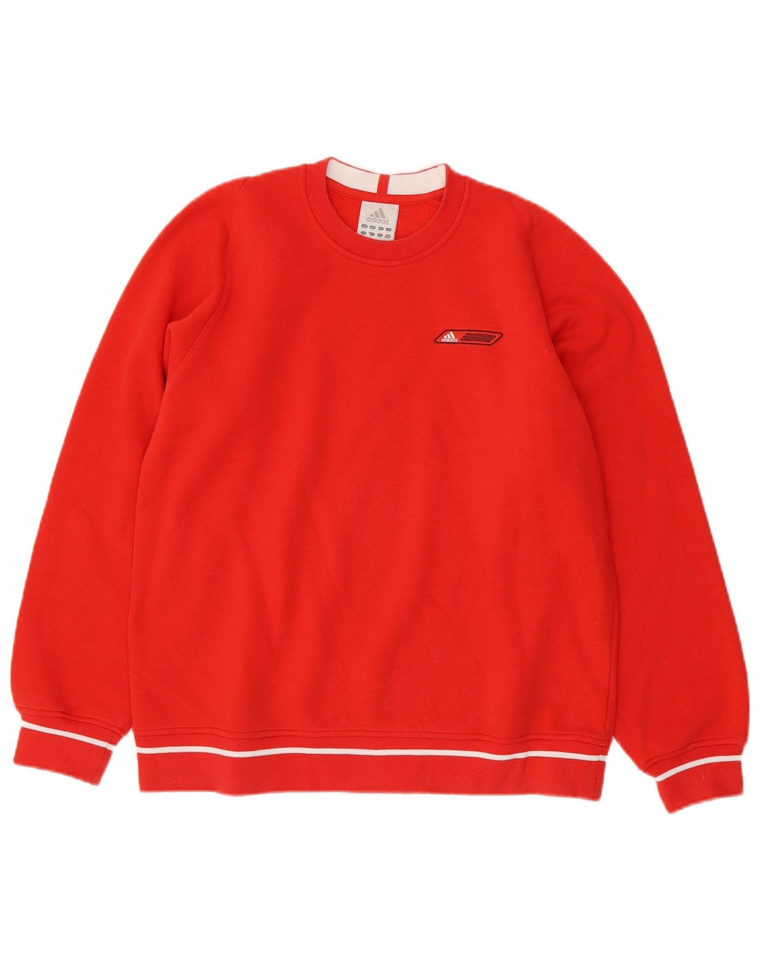 Adidas Mens Sweatshirt Jumper Small Red Cotton