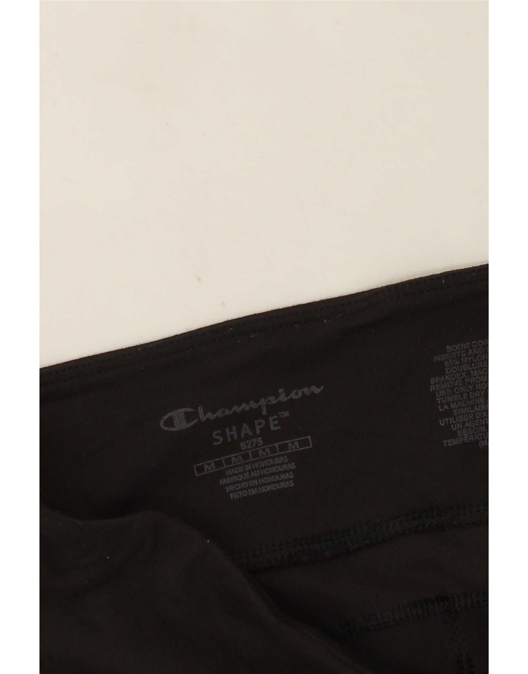 Champion Womens Capri Leggings UK 12 Medium Black Nylon
