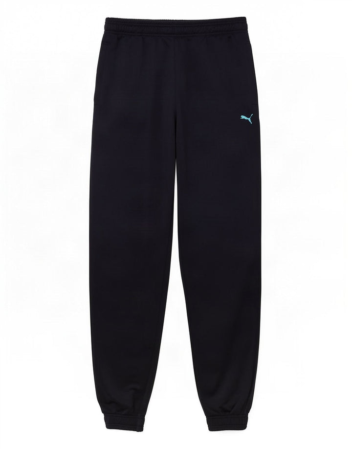 Puma Boys Tracksuit Trousers Joggers 15-16 Years Navy Blue Polyester