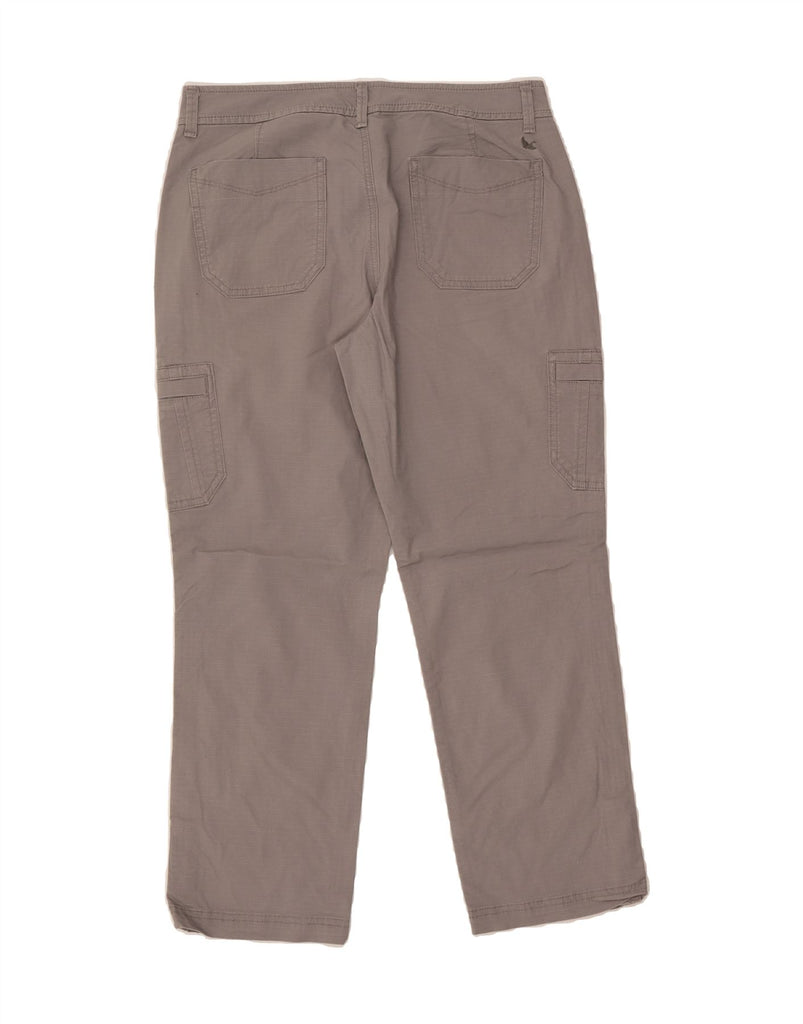 EDDIE BAUER Womens Straight Cargo Trousers US 8 Medium W30 L26 Grey Vintage Eddie Bauer and Second-Hand Eddie Bauer from Messina Hembry 