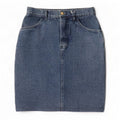 Iber Womens Denim Skirt W28 Medium Blue