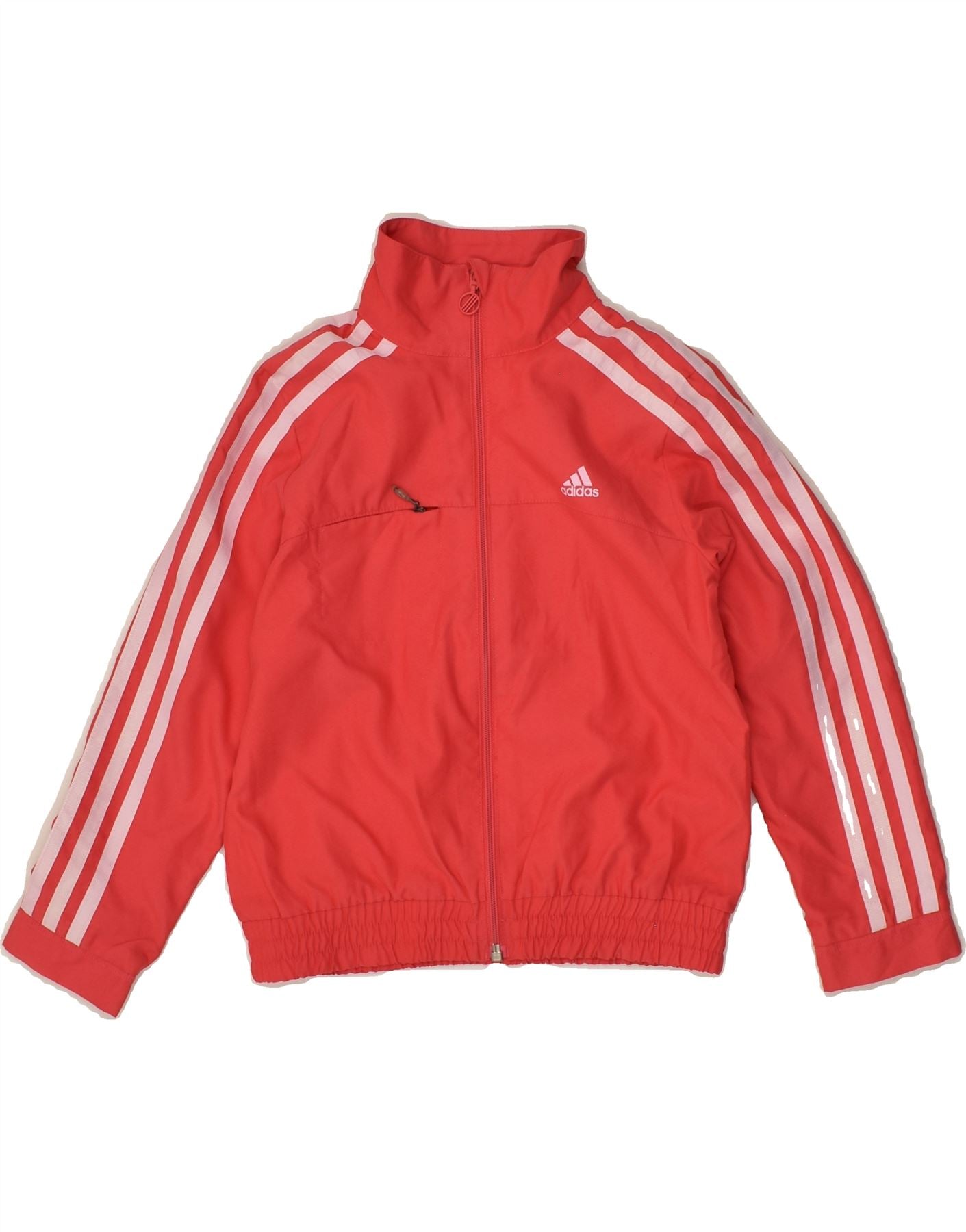 Girls red 2024 adidas tracksuit