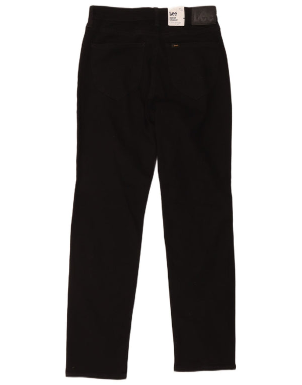 Lee Womens Marion Classic Fit Straight Jeans W31 L31 Black Cotton