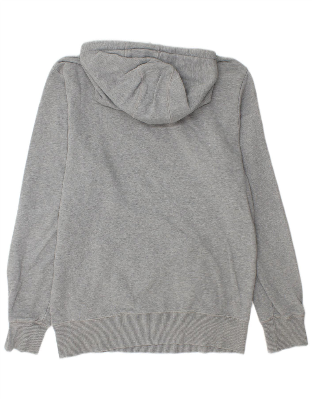 Converse Mens Graphic Hoodie Jumper Medium Grey Flecked Cotton