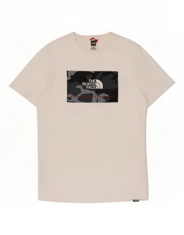 The North Face Mens Graphic T-Shirt Top Small White Cotton