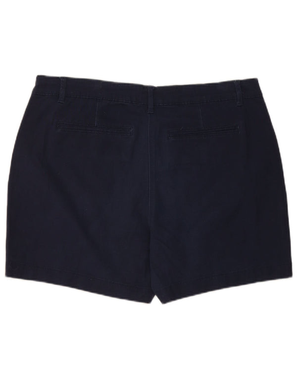 Mountain Warehouse Womens Chino Shorts UK 16 Large W34 Navy Blue Cotton