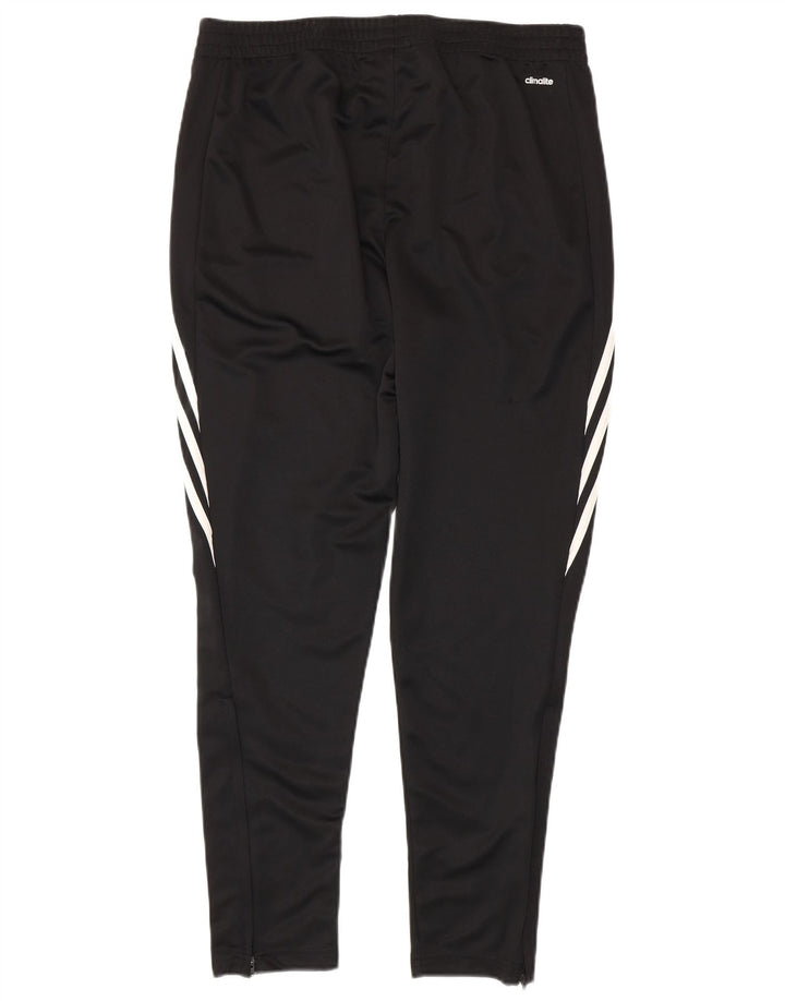 Adidas Mens Climalite Tracksuit Trousers Large Black Polyester