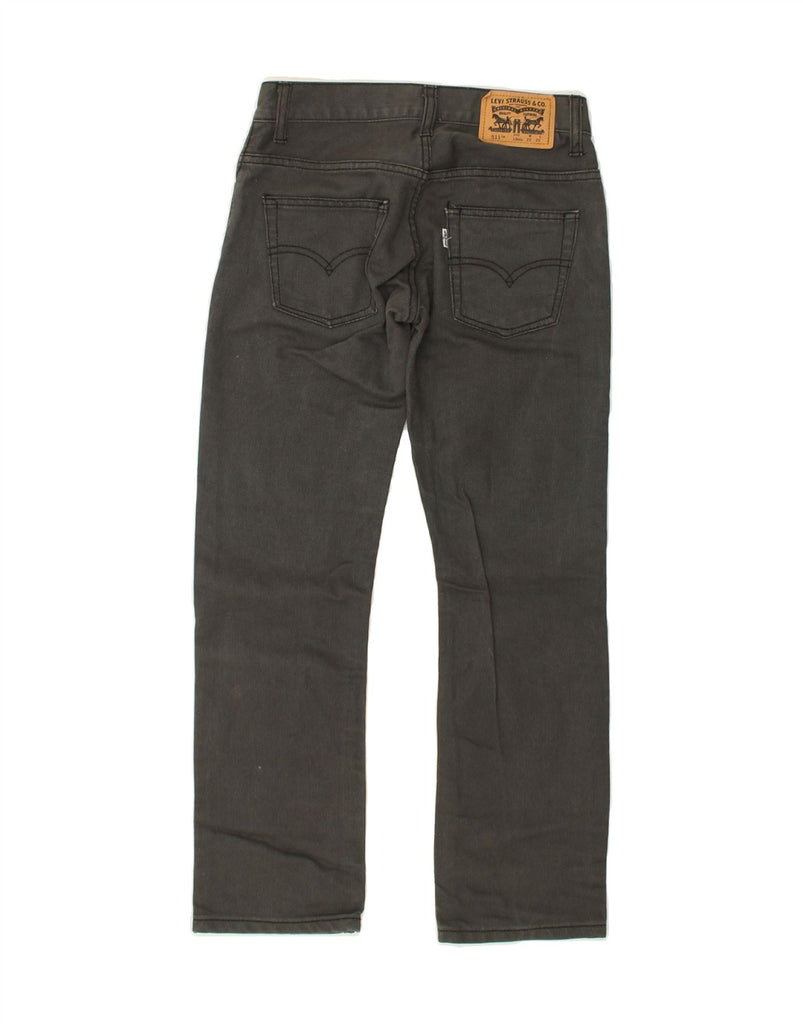 LEVI'S Boys 511 Slim Corduroy Trousers 9-10 Years W25 L25 Grey Cotton | Vintage Levi's | Thrift | Second-Hand Levi's | Used Clothing | Messina Hembry 