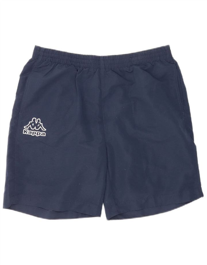 Kappa Mens Sport Shorts Large  Navy Blue Polyester