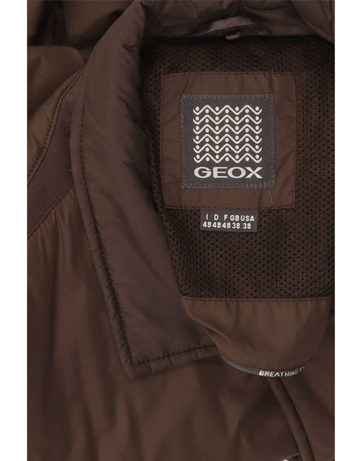 Geox Mens Regular Fit Padded Jacket UK 38 Medium Brown