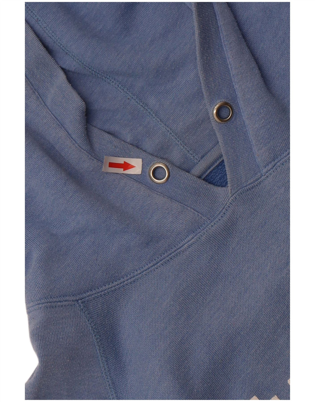 Hurley Womens Oversized Graphic Hoodie Jumper UK 10 Small Blue Cotton