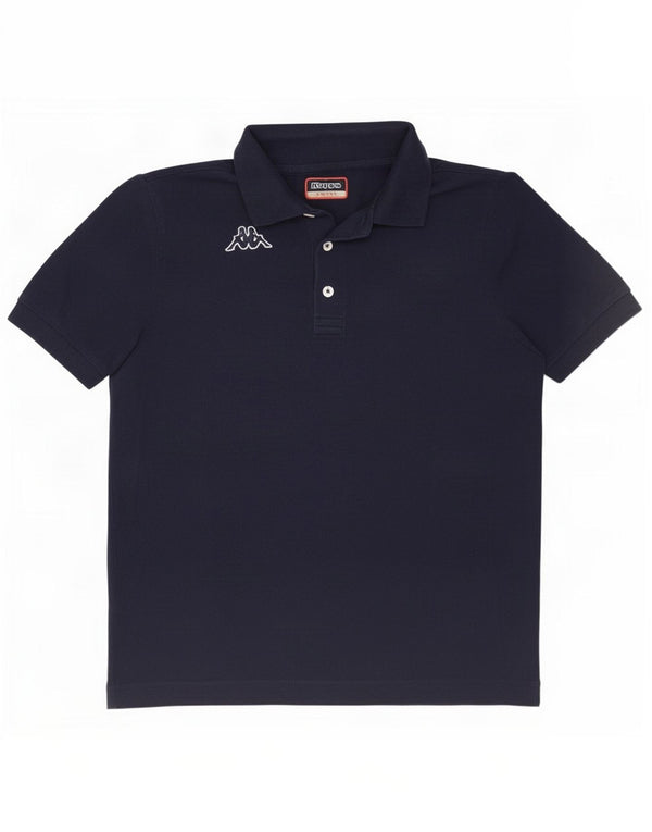 Kappa Mens Polo Shirt Small Navy Blue Cotton