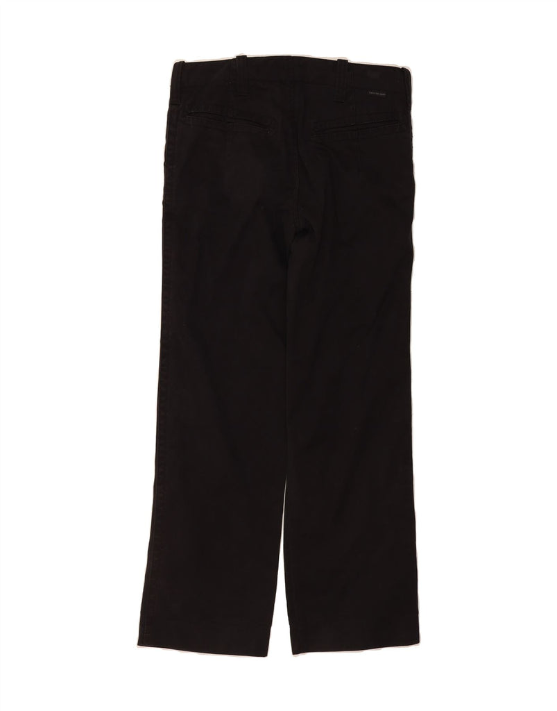 CALVIN KLEIN Mens Straight Casual Trousers W31 L34 Navy Blue Cotton Vintage Calvin Klein and Second-Hand Calvin Klein from Messina Hembry 