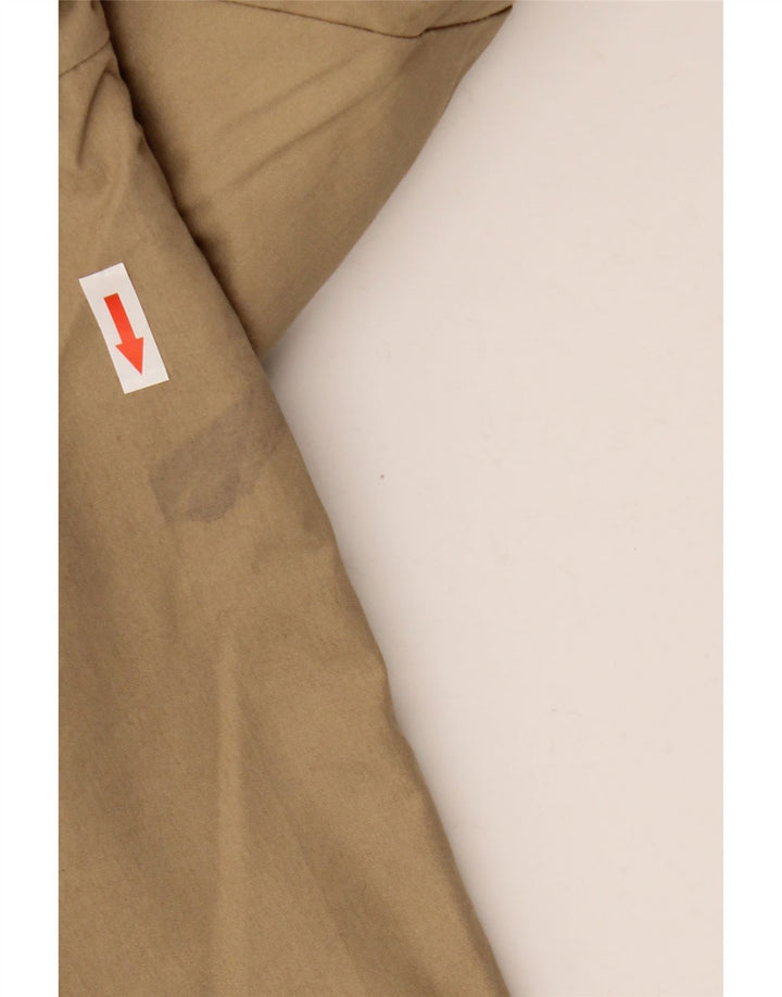 Eddie Bauer Mens Hooded Padded Jacket UK 42 XL Beige