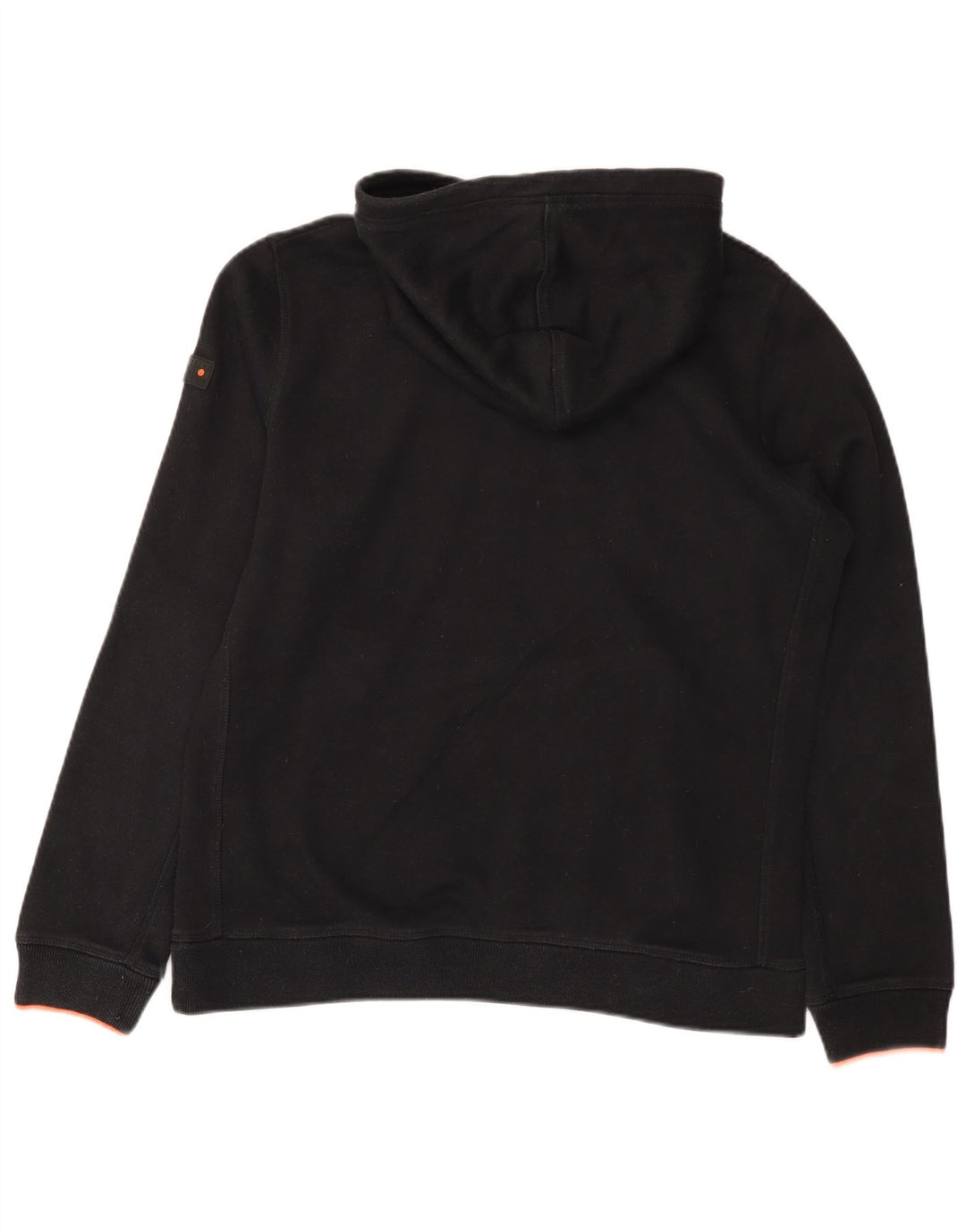 Superdry Mens Hoodie Jumper Large Black Polyester
