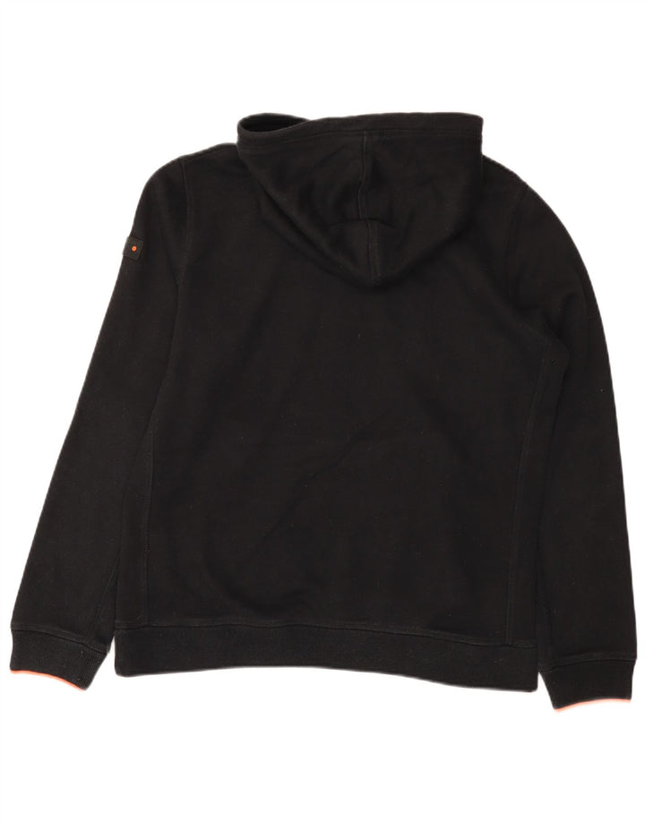 Superdry Mens Hoodie Jumper Large Black Polyester