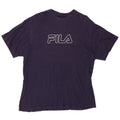 FILA Mens Graphic T-Shirt Top XL Navy Blue