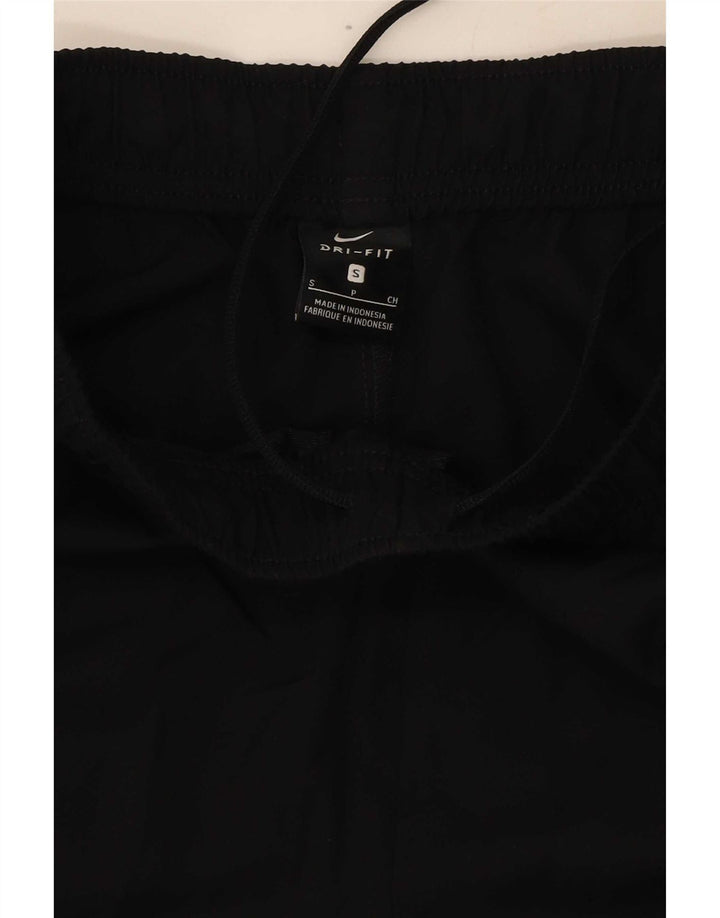 Nike Mens Dri Fit Tracksuit Trousers Small Black Polyester