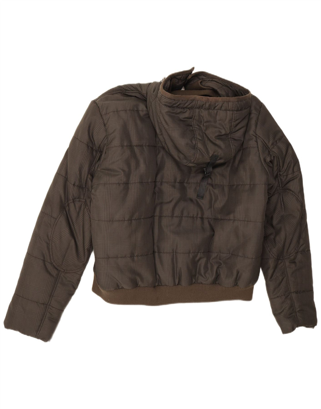 Marlboro Classics Mens Hooded Padded Jacket EU 56 3XL Grey Polyester