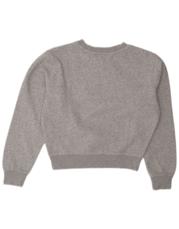 Tommy Hilfiger Girls Graphic Sweatshirt Jumper 15-16 Years Grey Colourblock