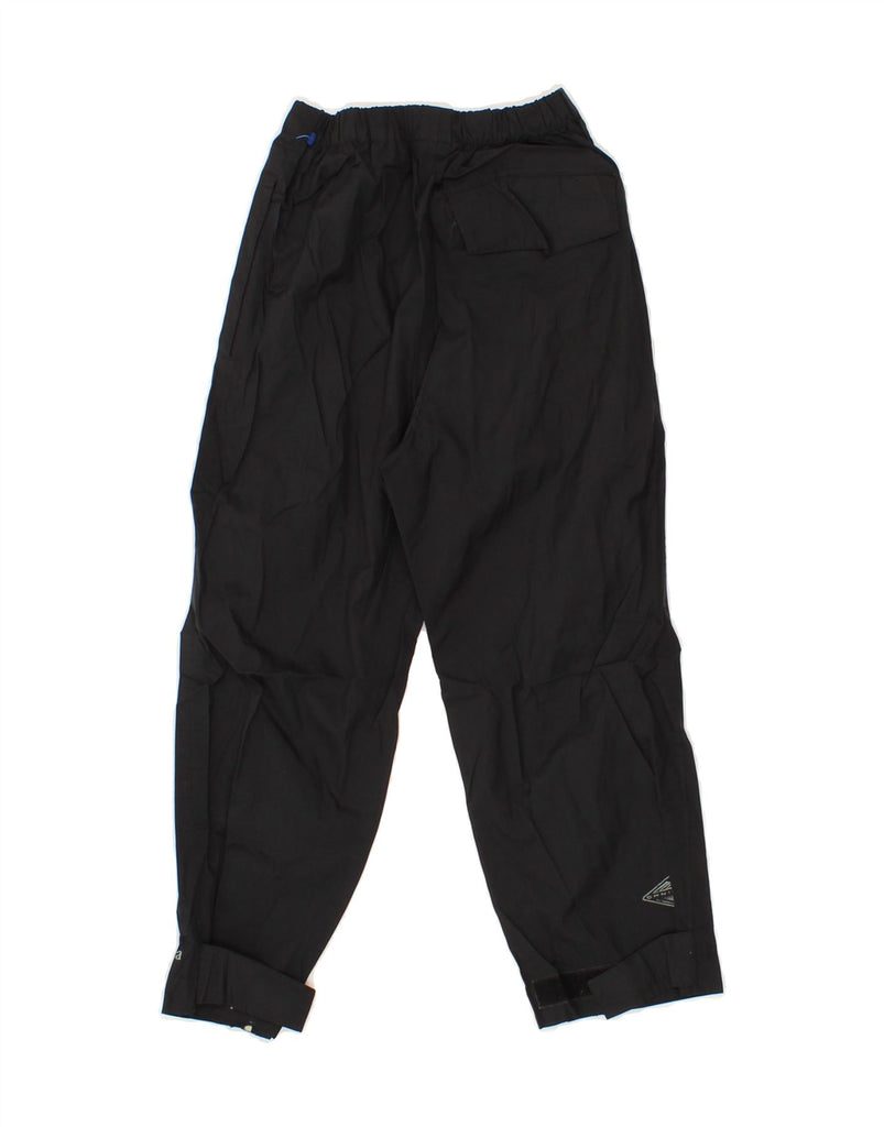 COLUMBIA Boys Windbreaker Trousers 11-12 Years 2XS Black Polyester Vintage Columbia and Second-Hand Columbia from Messina Hembry 