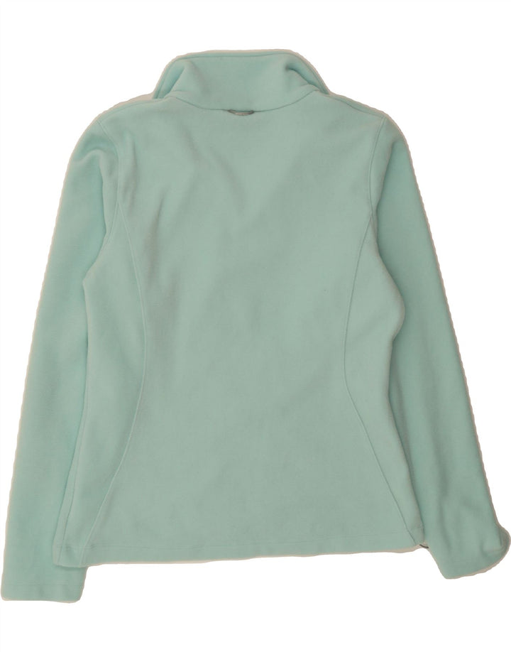 COLUMBIA Womens Fleece Jacket UK 14 Medium Turquoise Polyester Vintage Columbia and Second-Hand Columbia from Messina Hembry 