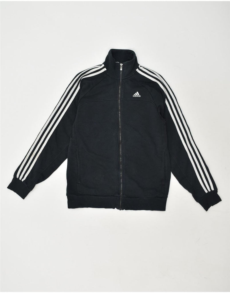 ADIDAS Mens Climalite Tracksuit Top Jacket Small Black Cotton | Vintage Adidas | Thrift | Second-Hand Adidas | Used Clothing | Messina Hembry 