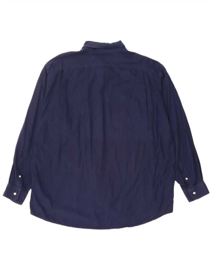 Lacoste Mens Shirt Size 43 XL Navy Blue