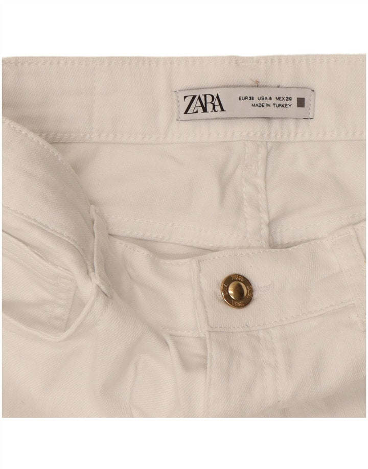 Zara Womens Straight Jeans EU 36 XS W26 L29 White