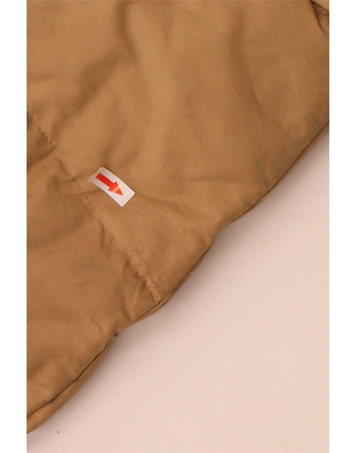 Levi's Mens Hooded Padded Jacket UK 40 Large Beige Nylon