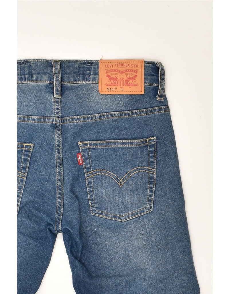 LEVI'S Boys 511 Slim Denim Shorts 9-10 Years W28  Blue Cotton | Vintage Levi's | Thrift | Second-Hand Levi's | Used Clothing | Messina Hembry 