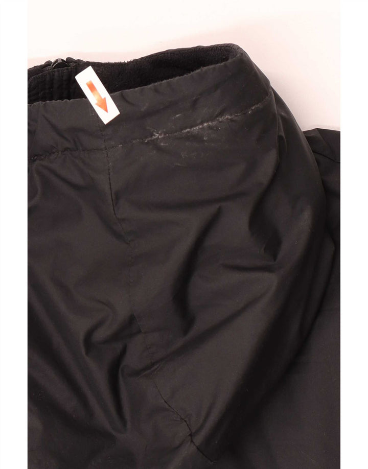 Nike Mens Hooded Windbreaker Jacket UK 40 Large Black Colourblock Polyester