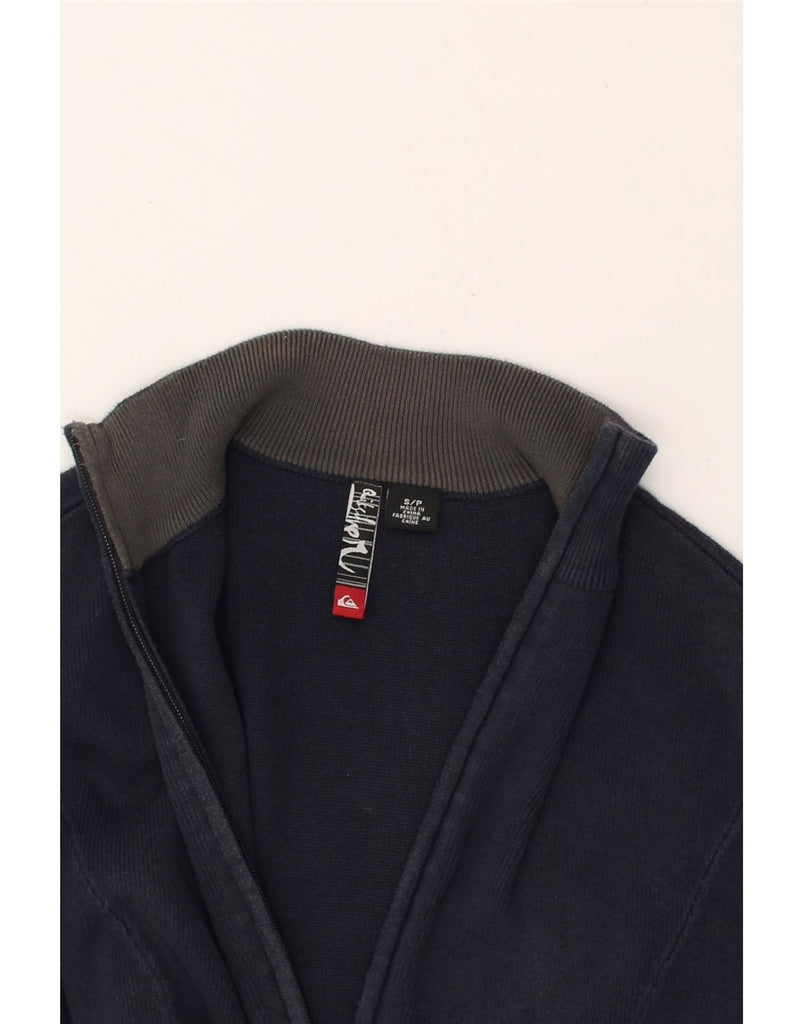 QUIKSILVER Mens Tracksuit Top Jacket Small Navy Blue Acrylic | Vintage Quiksilver | Thrift | Second-Hand Quiksilver | Used Clothing | Messina Hembry 