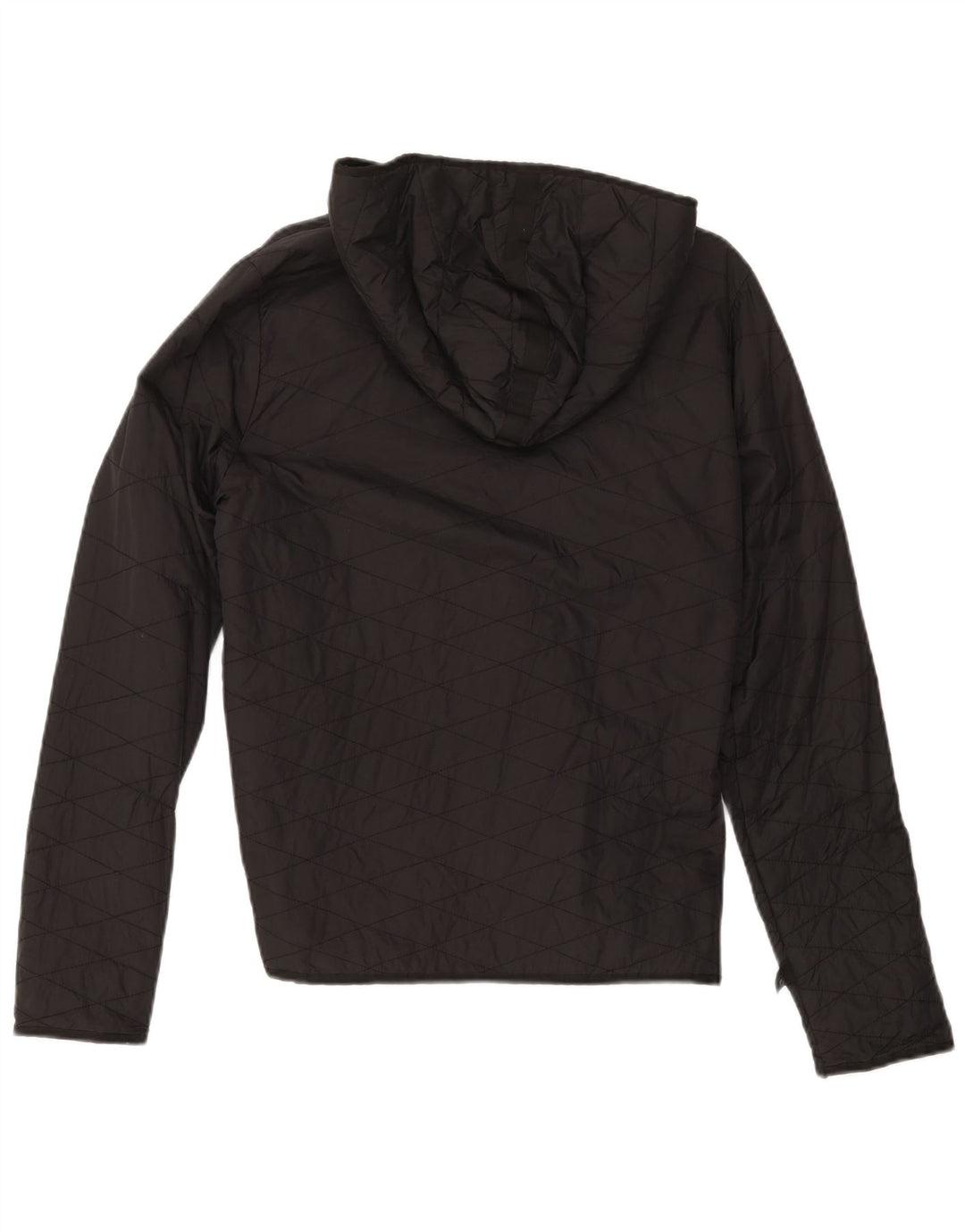 G-Star Womens Hooded Liner Quilted Jacket UK 16 Large Black