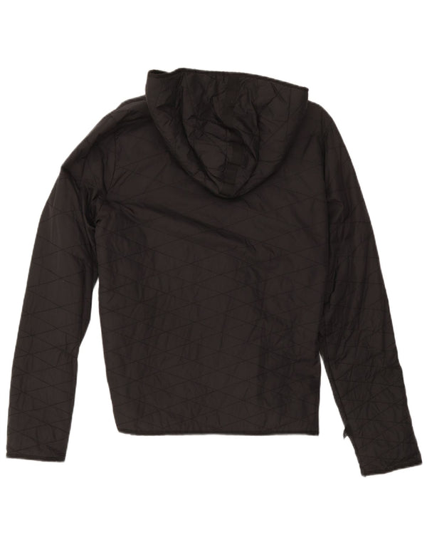 G-Star Womens Hooded Liner Quilted Jacket UK 16 Large Black