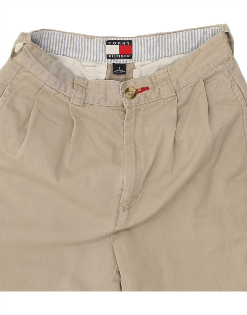 TOMMY HILFIGER Boys Pegged Chino Trousers 7-8 Years W22 L24  Beige Cotton | Vintage Tommy Hilfiger | Thrift | Second-Hand Tommy Hilfiger | Used Clothing | Messina Hembry 