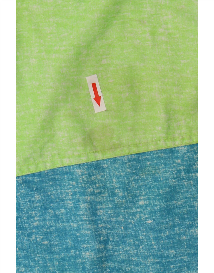 Quiksilver Mens Swimming Shorts Large Green Colourblock