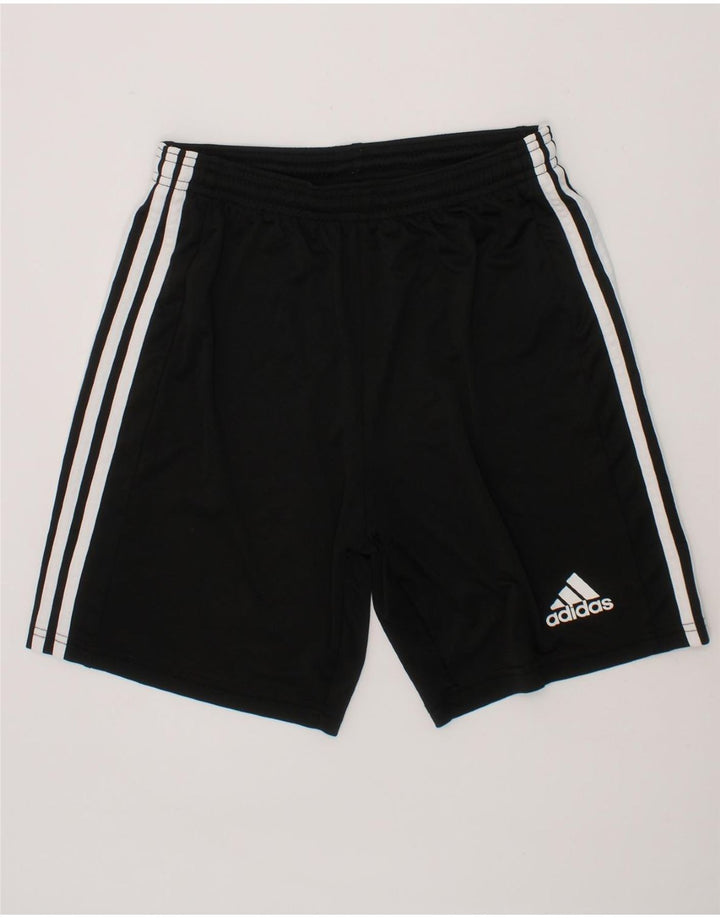 ADIDAS Boys Sport Shorts 14-15 Years  Black Polyester Vintage Adidas and Second-Hand Adidas from Messina Hembry 