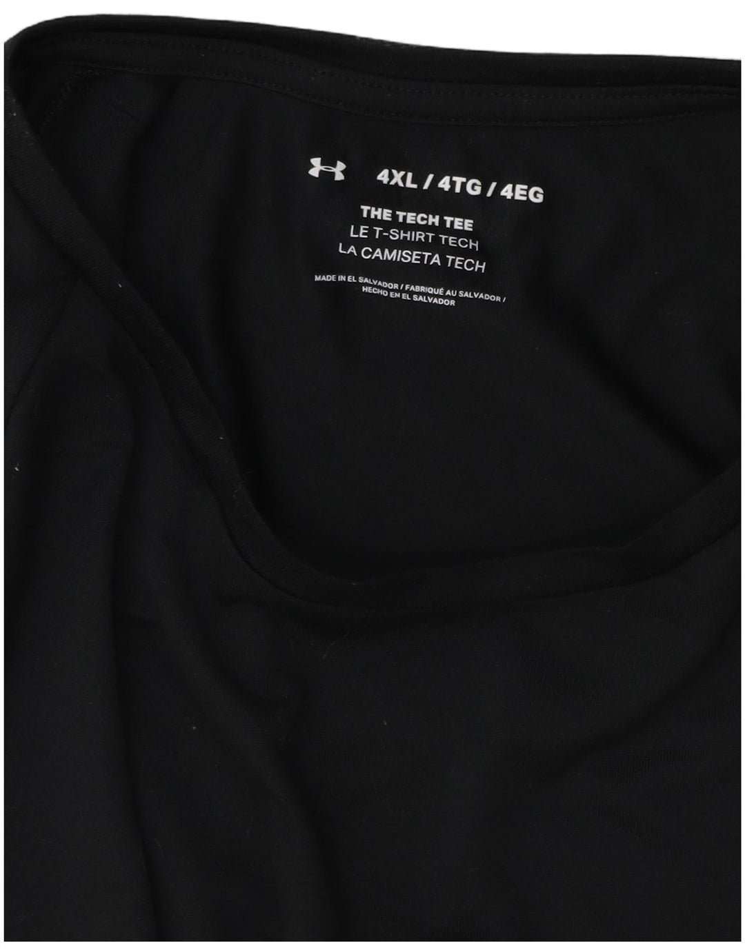 UNDER ARMOUR Mens T-Shirt Top 4XL Black