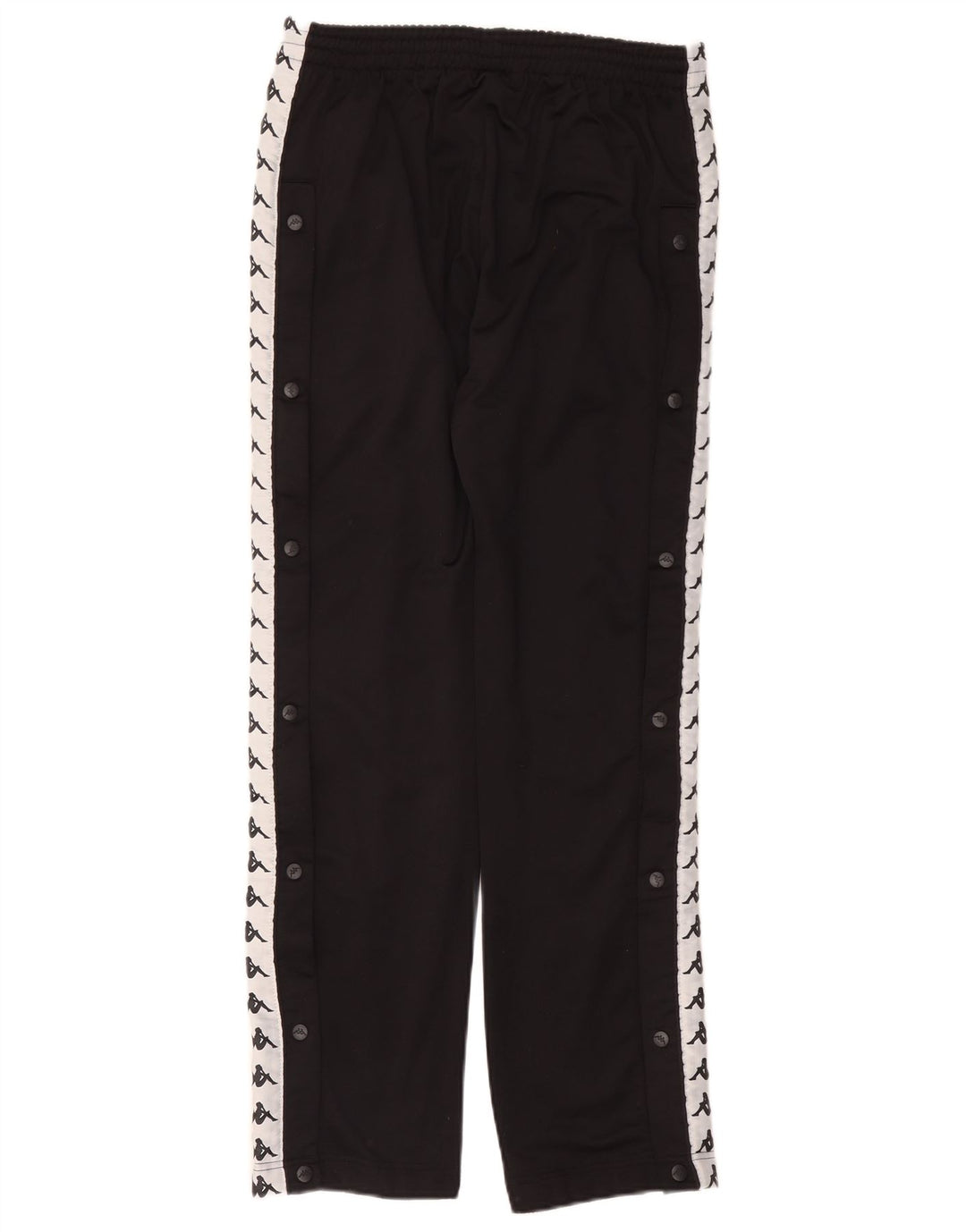 Kappa Mens Graphic Tracksuit Trousers Medium  Black Polyester