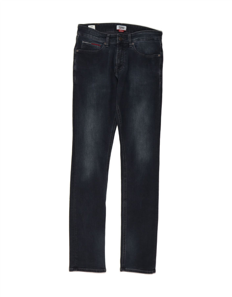 TOMMY HILFIGER Mens Slim Jeans W31 L34 Navy Blue Vintage Tommy Hilfiger and Second-Hand Tommy Hilfiger from Messina Hembry 