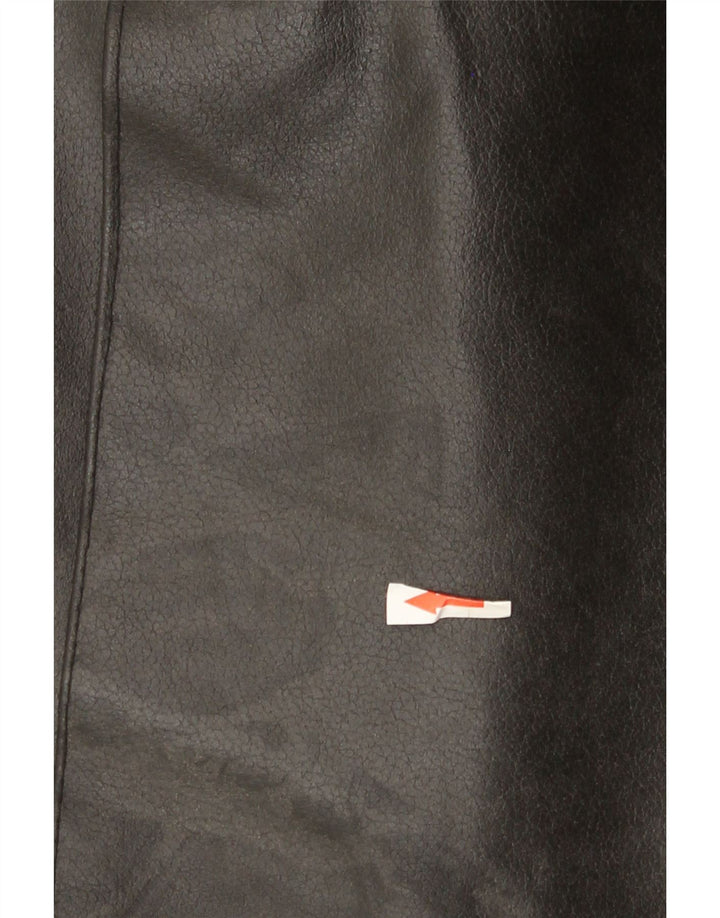 Blustaff Mens Leather Coat UK 38 Medium Black Leather